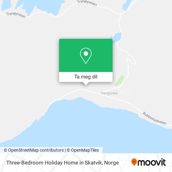 Three-Bedroom Holiday Home in Skatvik kart
