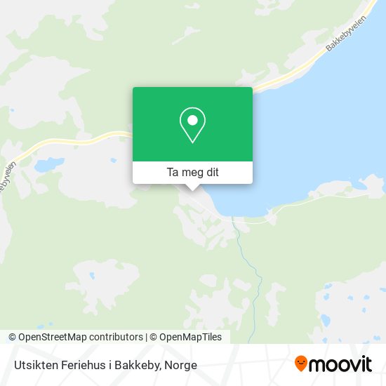 Utsikten Feriehus i Bakkeby kart
