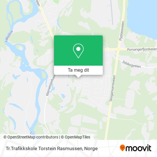 Tr.Trafikkskole Torstein Rasmussen kart