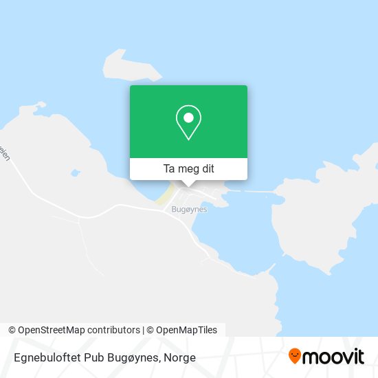 Egnebuloftet Pub Bugøynes kart