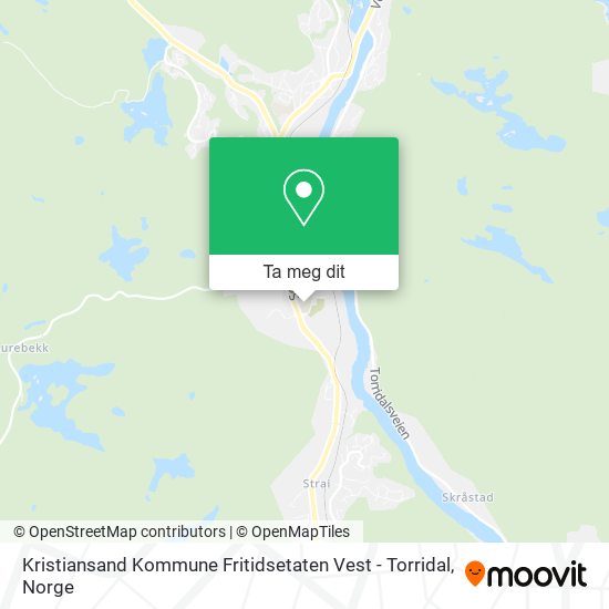 Kristiansand Kommune Fritidsetaten Vest - Torridal kart