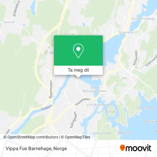 Vippa Fus Barnehage kart