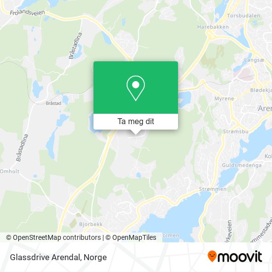 Glassdrive Arendal kart