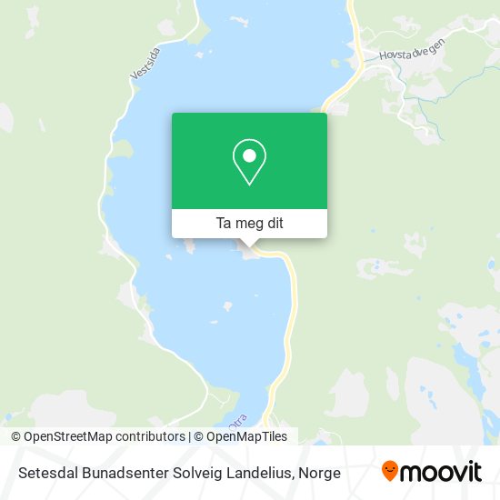 Setesdal Bunadsenter Solveig Landelius kart