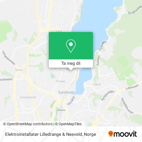 Elektroinstallatør Lilledrange & Nesvold kart
