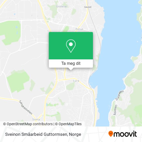 Sveinon Småarbeid Guttormsen kart