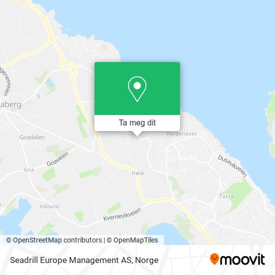 Seadrill Europe Management AS kart