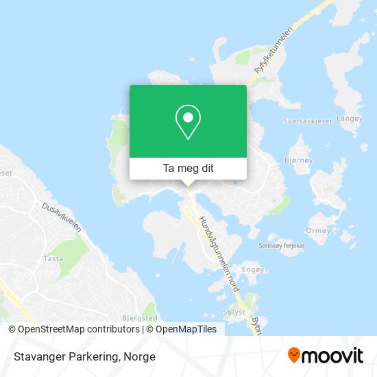 Stavanger Parkering kart