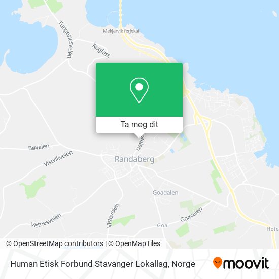 Human Etisk Forbund Stavanger Lokallag kart