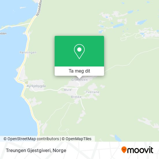 Treungen Gjestgiveri kart