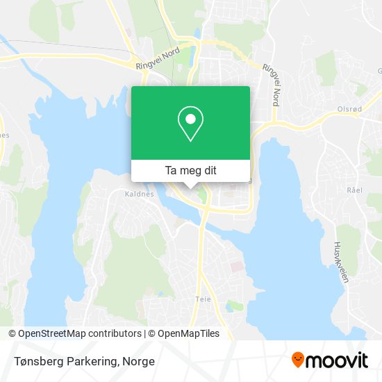 Tønsberg Parkering kart