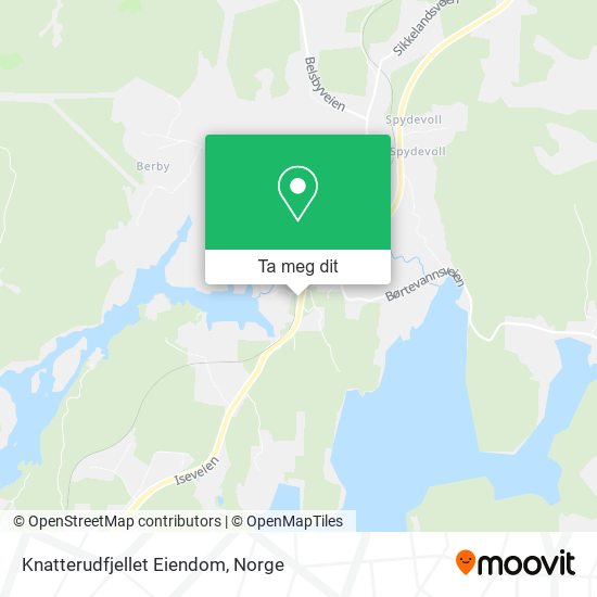 Knatterudfjellet Eiendom kart