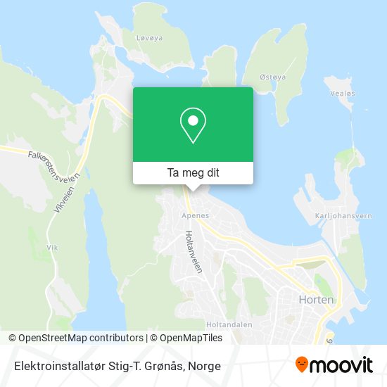 Elektroinstallatør Stig-T. Grønås kart