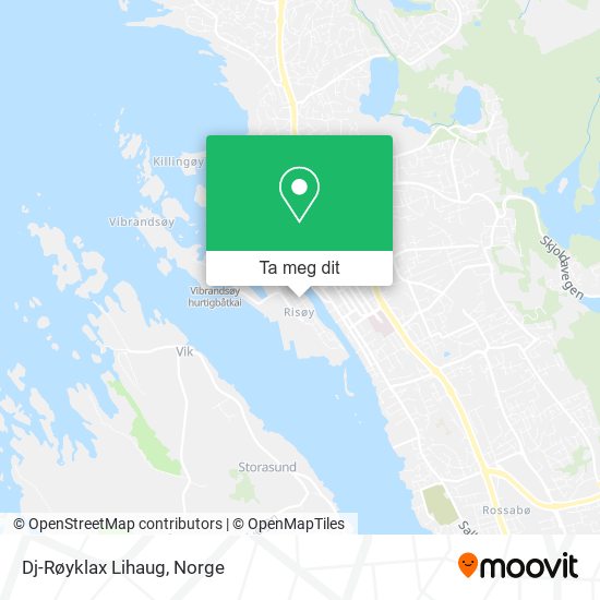 Dj-Røyklax Lihaug kart