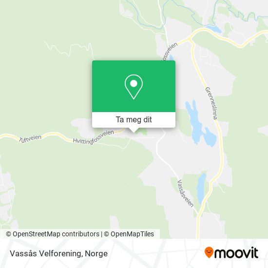 Vassås Velforening kart