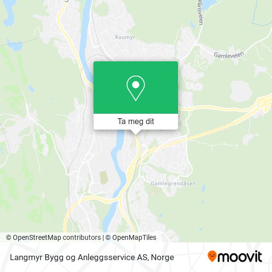 Langmyr Bygg og Anleggsservice AS kart