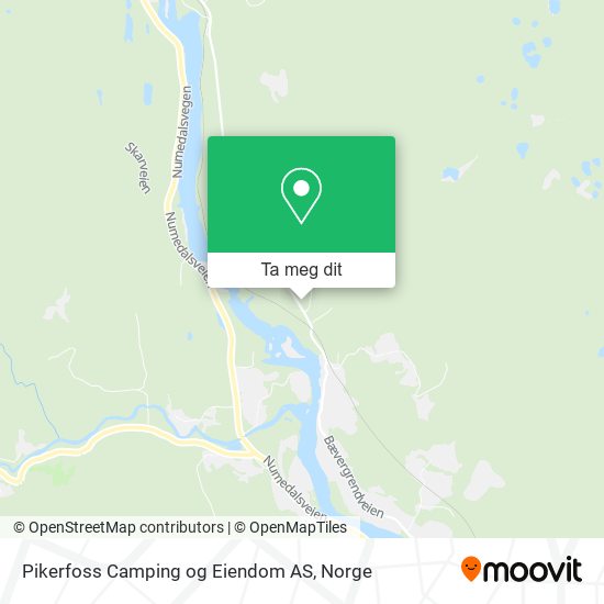 Pikerfoss Camping og Eiendom AS kart