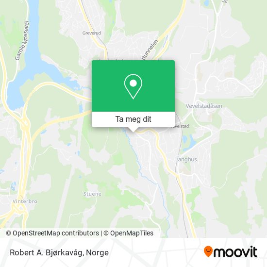 Robert A. Bjørkavåg kart