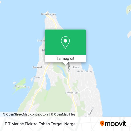 E.T Marine Elektro Esben Torget kart