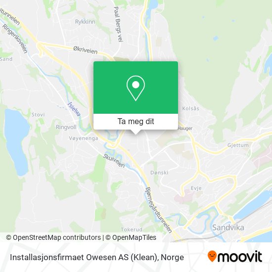 Installasjonsfirmaet Owesen AS (Klean) kart
