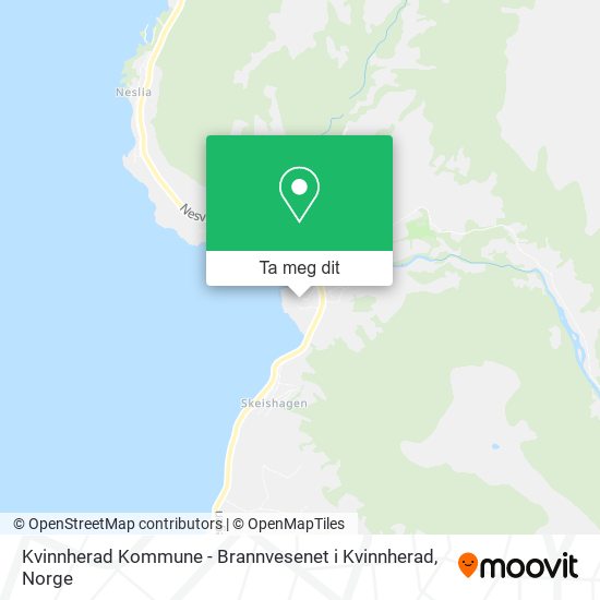 Kvinnherad Kommune - Brannvesenet i Kvinnherad kart