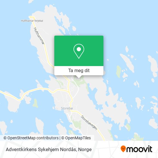 Adventkirkens Sykehjem Nordås kart