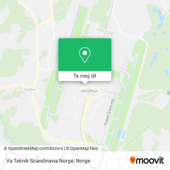 Va Teknik Scandinavia Norge kart