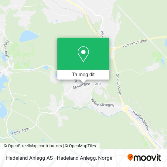 Hadeland Anlegg AS - Hadeland Anlegg kart