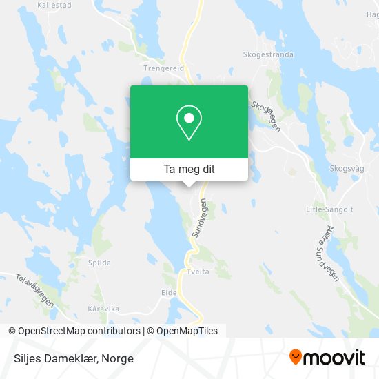 Siljes Dameklær kart