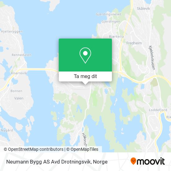 Neumann Bygg AS Avd Drotningsvik kart