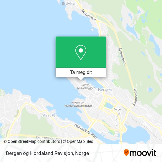 Bergen og Hordaland Revisjon kart