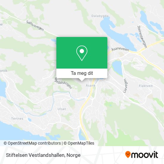 Stiftelsen Vestlandshallen kart