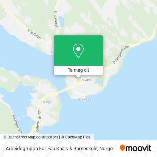 Arbeidsgruppa For Fau Knarvik Barneskule kart