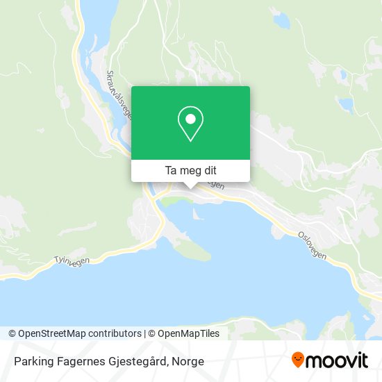 Parking Fagernes Gjestegård kart