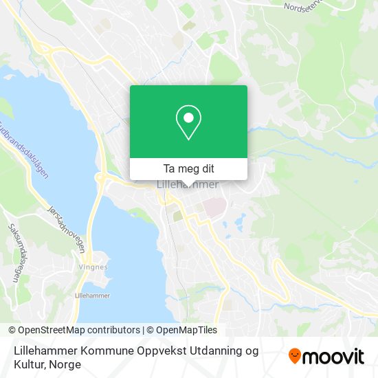 Lillehammer Kommune Oppvekst Utdanning og Kultur kart