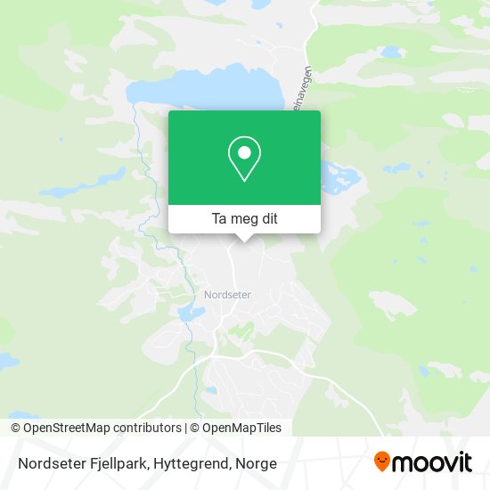 Nordseter Fjellpark, Hyttegrend kart