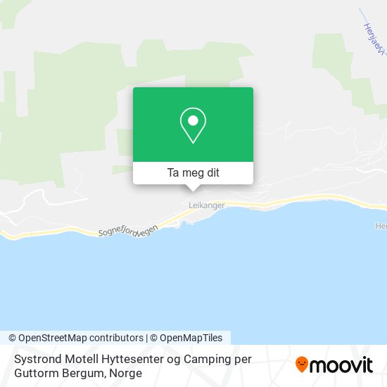 Systrond Motell Hyttesenter og Camping per Guttorm Bergum kart