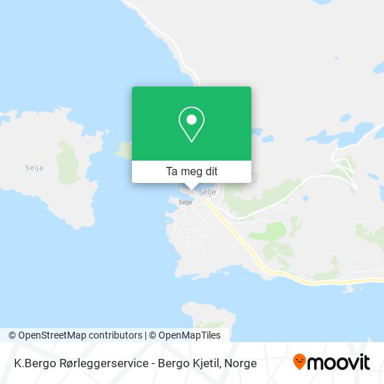 K.Bergo Rørleggerservice - Bergo Kjetil kart