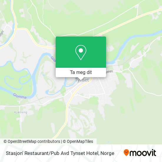 Stasjon' Restaurant / Pub Avd Tynset Hotel kart