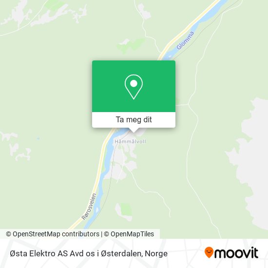 Østa Elektro AS Avd os i Østerdalen kart