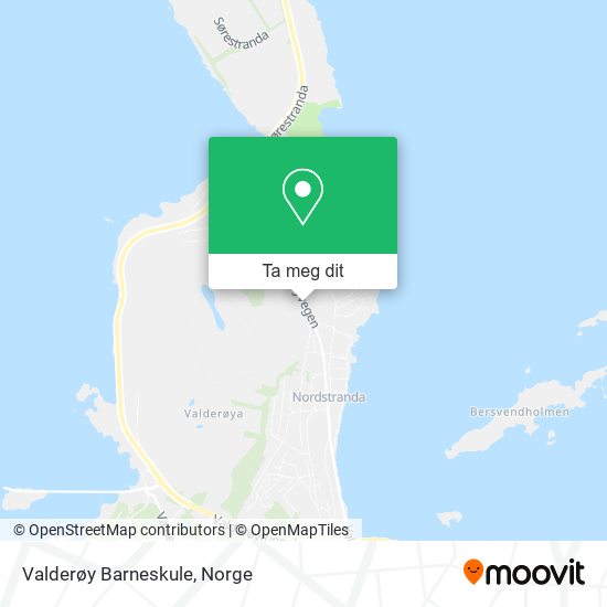 Valderøy Barneskule kart
