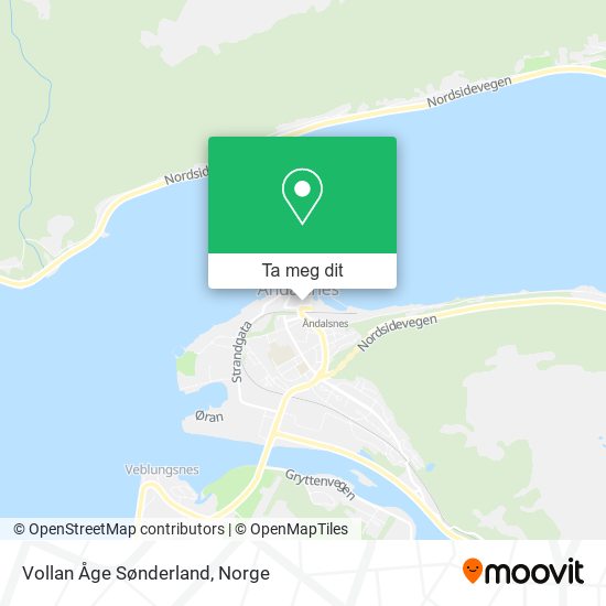 Vollan Åge Sønderland kart