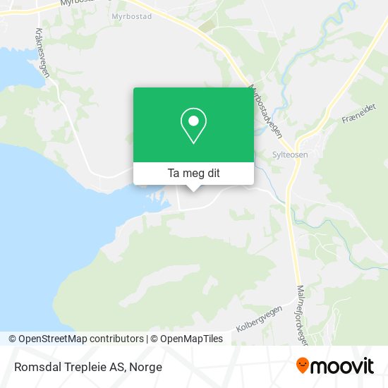 Romsdal Trepleie AS kart
