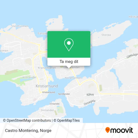 Castro Montering kart