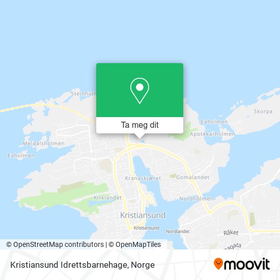 Kristiansund Idrettsbarnehage kart