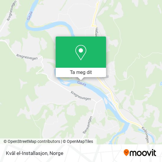 Kvål el-Installasjon kart