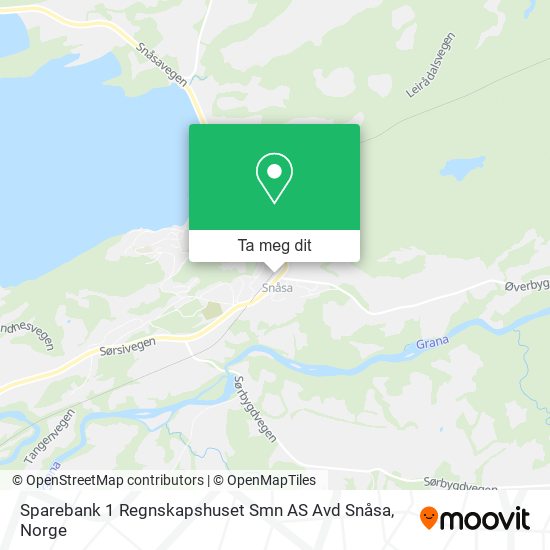 Sparebank 1 Regnskapshuset Smn AS Avd Snåsa kart