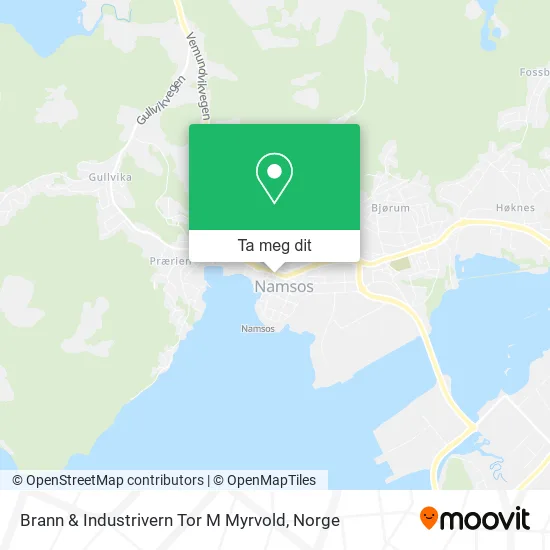 Brann & Industrivern Tor M Myrvold kart