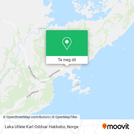 Leka Utleie Karl Oddvar Hakkebo kart