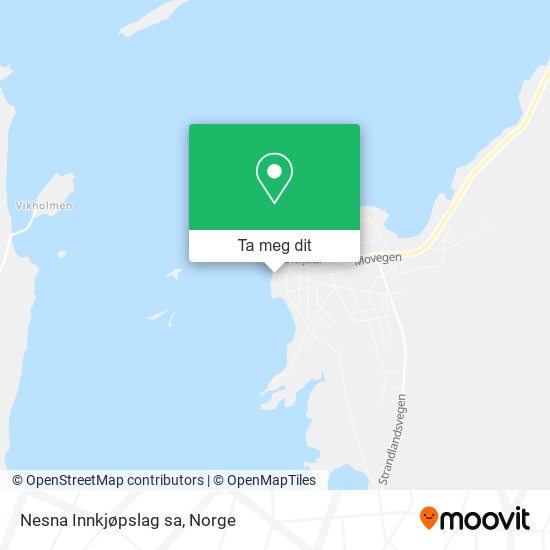 Nesna Innkjøpslag sa kart